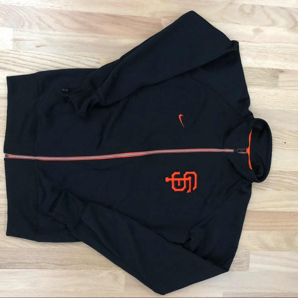 NWOT SF Giants Nike Varsity Full-Zip Jacket Black